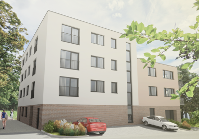 Probíhající demolice stávajícího objektu